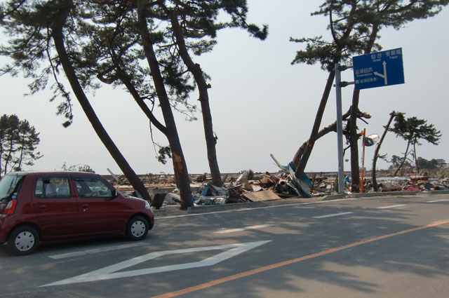 町民からの写真提供 震災