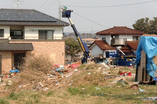 町民からの写真提供 震災