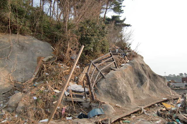 町民からの写真提供 震災