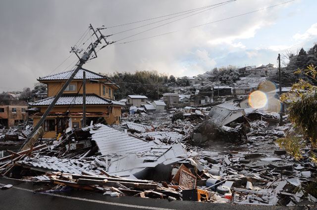 町民からの写真提供 震災 3月11日 16時～17時46分 吉田浜