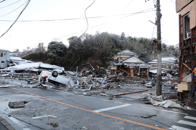 町民からの写真提供 震災 3月11日 16時～17時46分 吉田浜