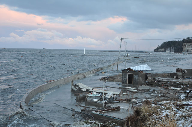 町民からの写真提供 震災 3月11日 16時～17時46分 吉田浜