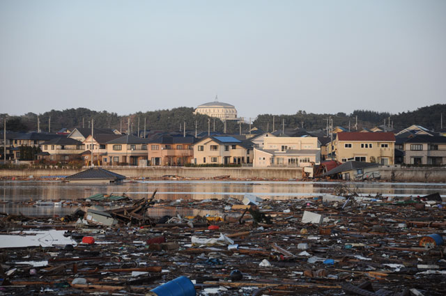 町民からの写真提供 震災 3月12日 16時～ 汐見台周辺