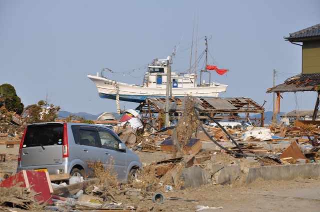 町民からの写真提供 震災 3月29日 花淵浜