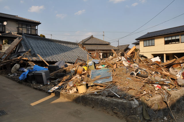 町民からの写真提供 震災 3月29日 吉田浜海岸沿い