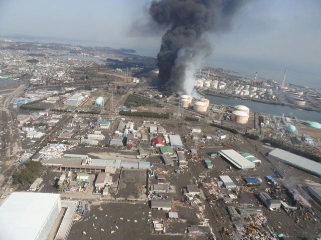 空撮 航空写真 火災