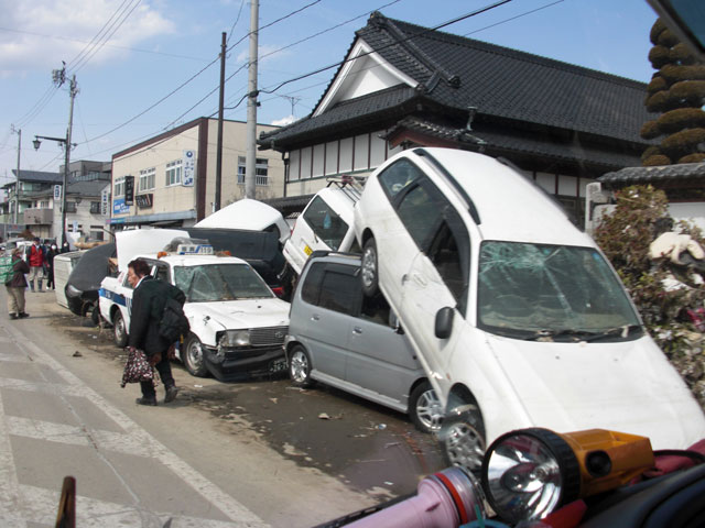 被災車