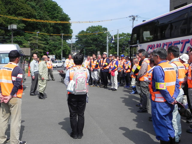 支援 岡山県 災害ボランティア 活動出発式