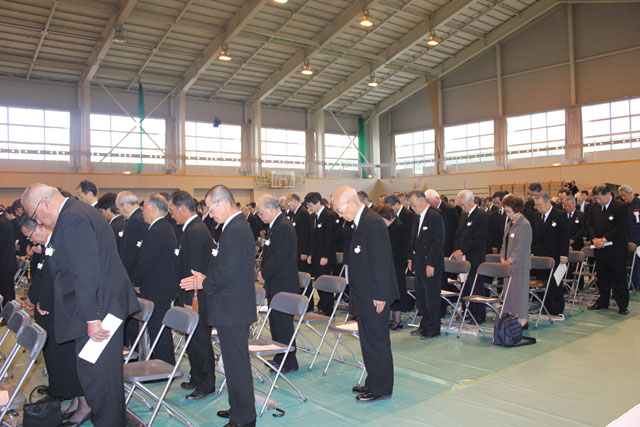 多賀城市東日本大震災慰霊祭