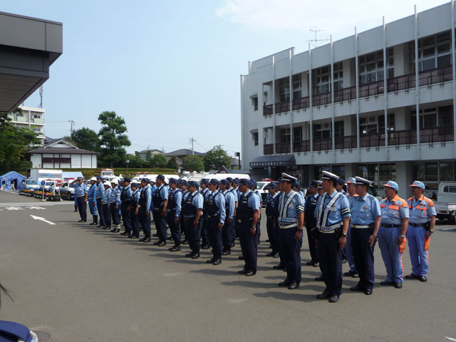 Police / Special transportation dispatch team / Departing ceremony