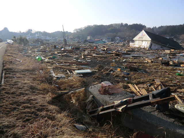 被災 大島