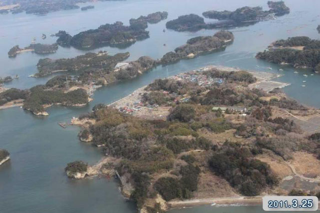 海岸 空撮 航空写真 浦戸諸島 寒風沢