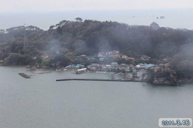 海岸 空撮 航空写真 浦戸諸島 石浜