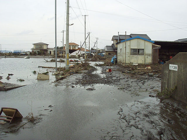 若林区 市道 被災