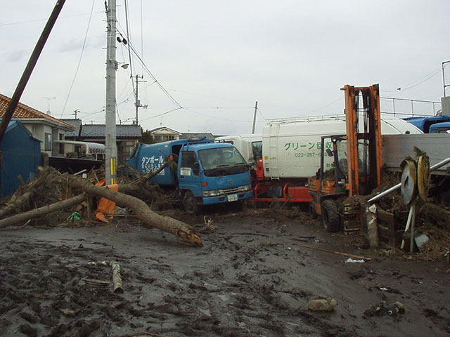 Wakabayashi / Municipal road / Damage