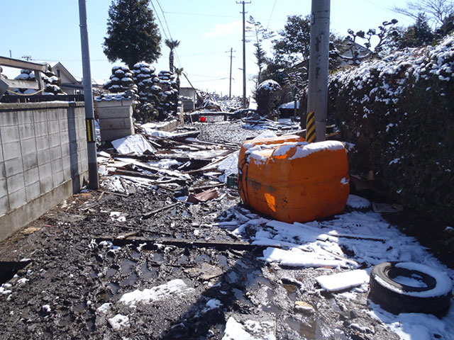 若林区 市道 被災