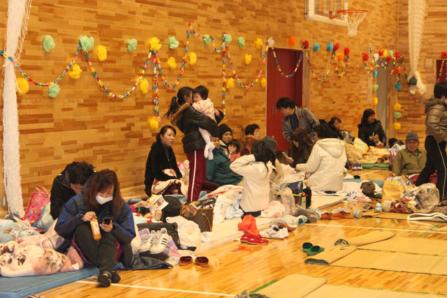 避難所 原町第一小学校