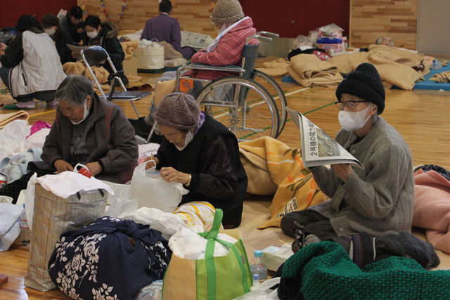 避難所 原町第一小学校