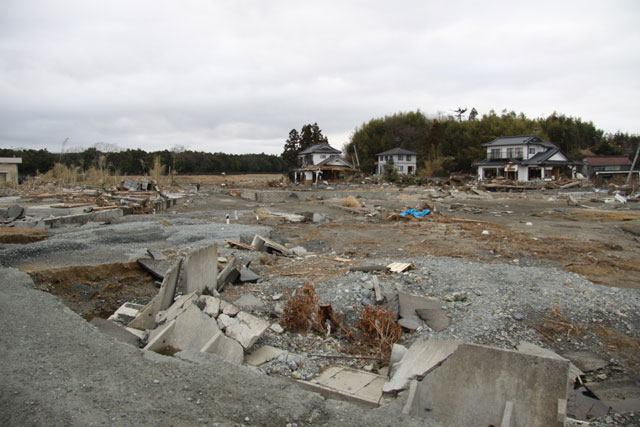 被災状況 今泉地区