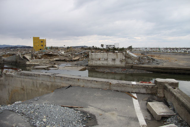 被災 大戸浜 海岸