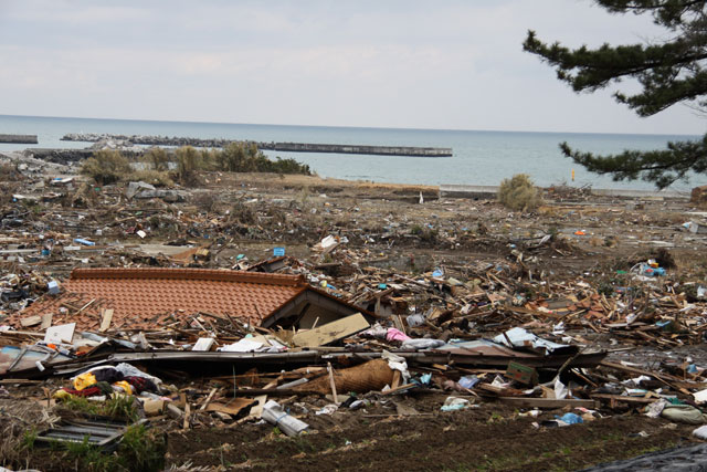 被災状況 大戸浜地区