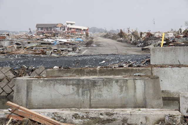 被災 大戸浜