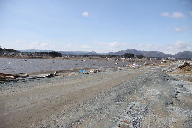 被災 釣師 海岸