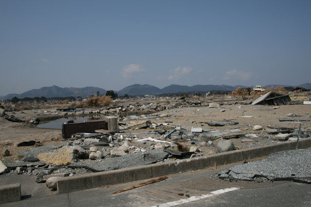 被災状況 釣師地区