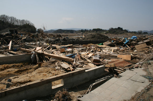 被災状況 釣師地区