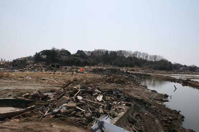 被災状況 釣師地区