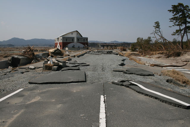 被災状況 埒浜地区