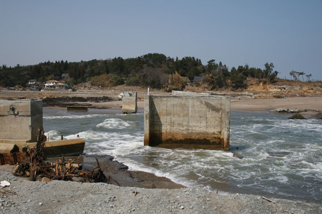 被災状況 埒浜地区