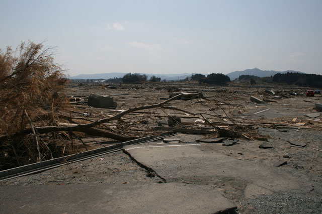 被災状況 埒浜地区