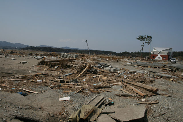 被災状況 埒浜地区