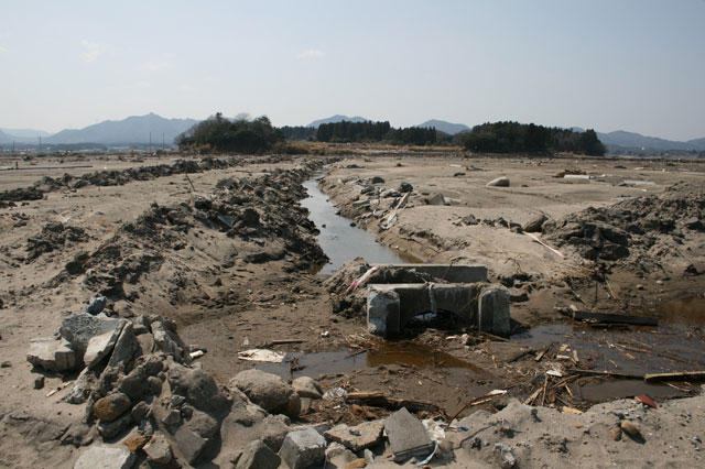 被災状況 埒浜地区