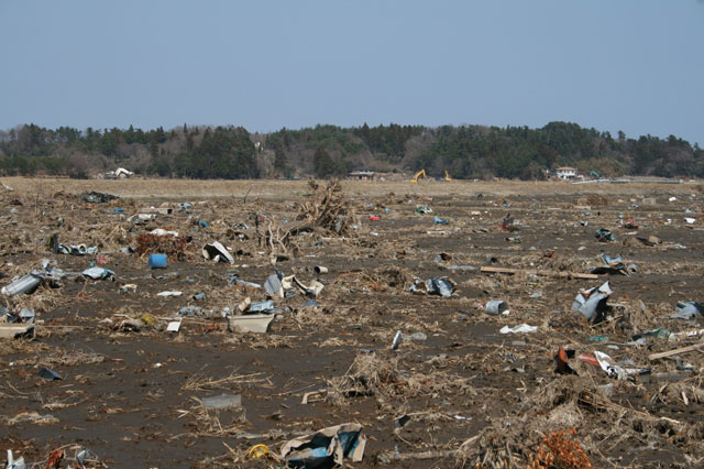 被災状況 埒浜地区