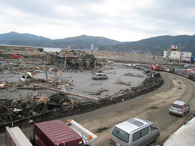 啓開  金浜 宮古道路 啓開後 タカヤ