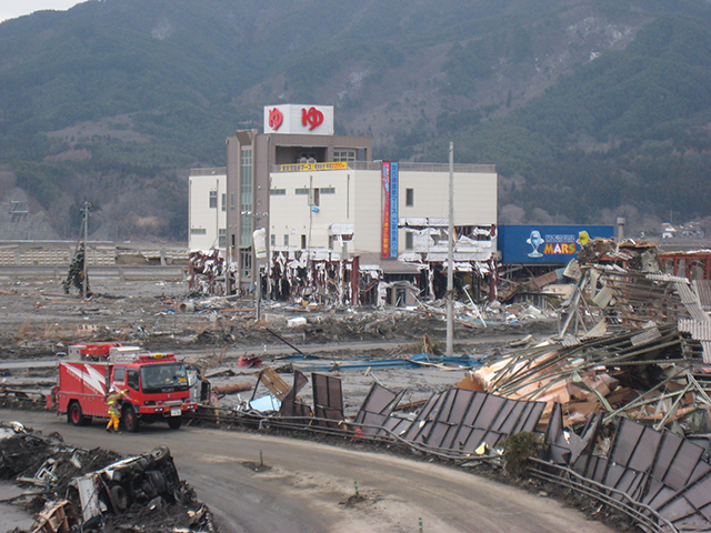 啓開  金浜 宮古道路 啓開後 タカヤ