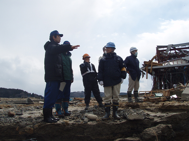 Clearance / Road cleaning / Yamada / Material of Tohoku Regional Development Bureau of MLIT