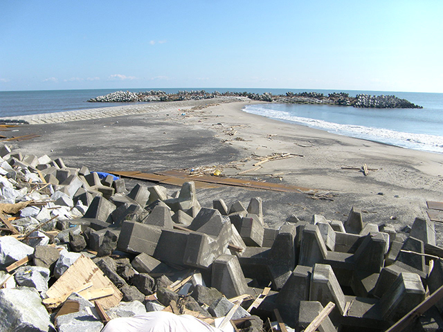 海岸 山元海岸 S4 S4から S4 東方向  