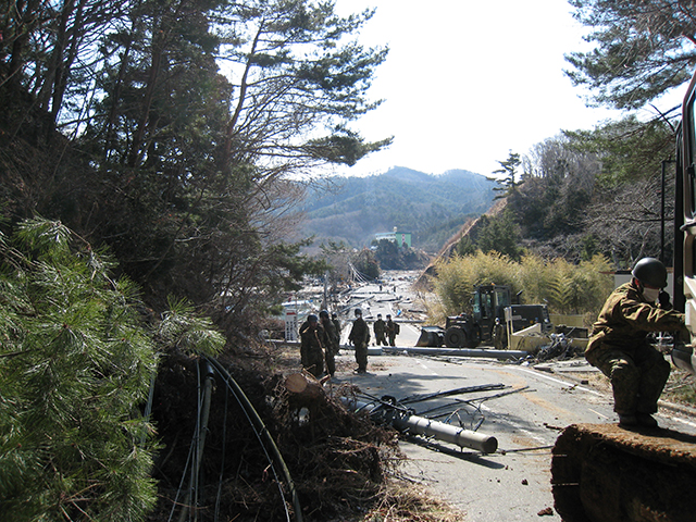 被災  道路不通状況 