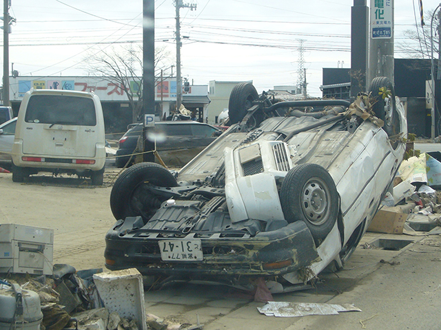 Damage Yuzawa / Tagajo Damaged state / Rubble