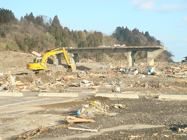 被災 歌津大橋 落橋