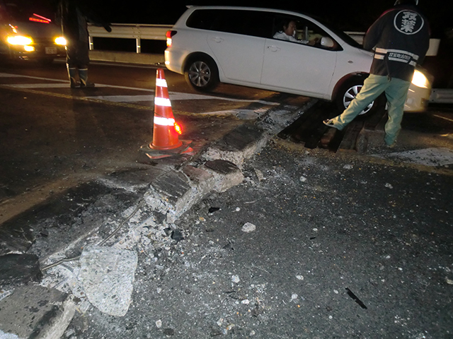 被災 戎川橋