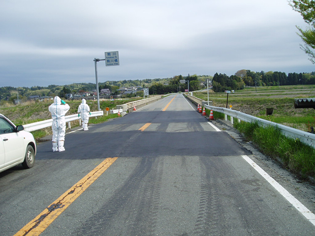 被災 熊川橋