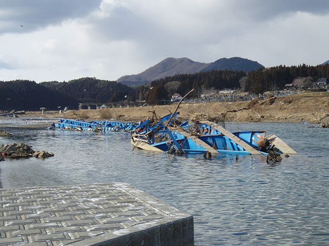 気仙沼市 小泉大橋 落橋