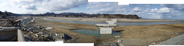 気仙沼市 小泉大橋 落橋