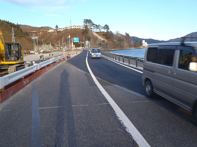 山田町 道路復旧