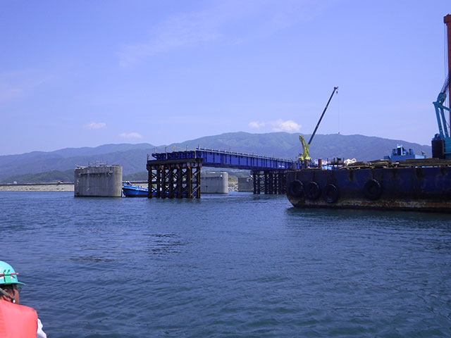 陸前高田市 気仙大橋 復旧