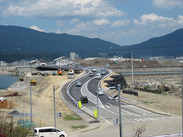 陸前高田市 気仙大橋 復旧